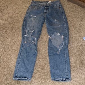 &Denim 27 Boyfriend Low Waist jeans